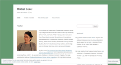 Desktop Screenshot of mikhaldekel.com
